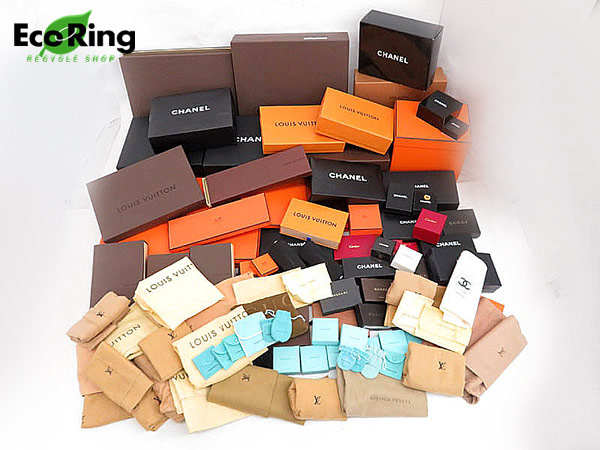 ■同梱NG■ 1円 ヴィトン シャネル ティファニー エルメス カルティエ グッチ 等 保存箱 保存布 計100点以上セット HB719