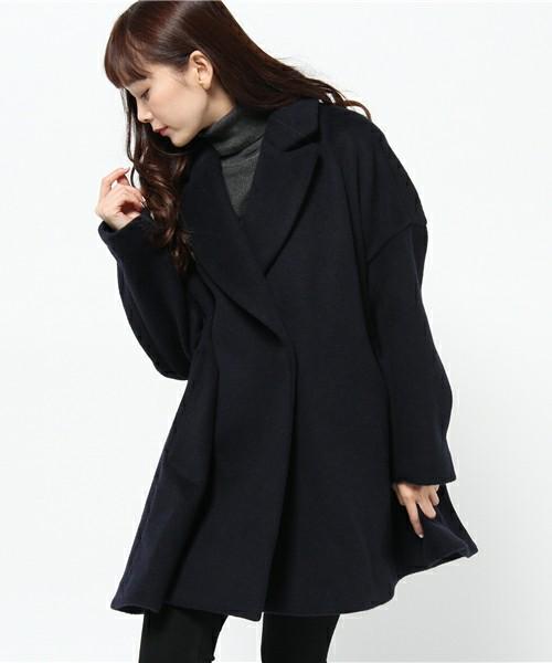 新品同様 ENFOLD エンフォルド ショートビーバーAライン コート38
