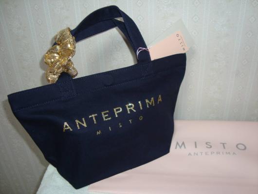 数量限定，限定SALE アリ タグ付 ANTEPRIMA アンテプリマ コットンキャンバス ミニトートバッグ ネイビー紺&times;金(かばん、バッグ)｜売買されたオークション情報、yahooの商品情報をアーカイブ公開 - オークファ かばん、バッグ