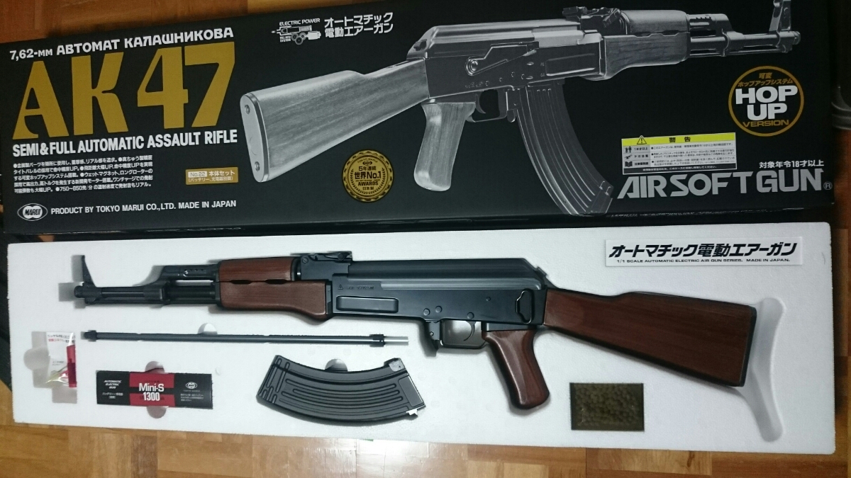 東京マルイ AK47 スタンダード電動ガン マガジン バッテリー付き 東京