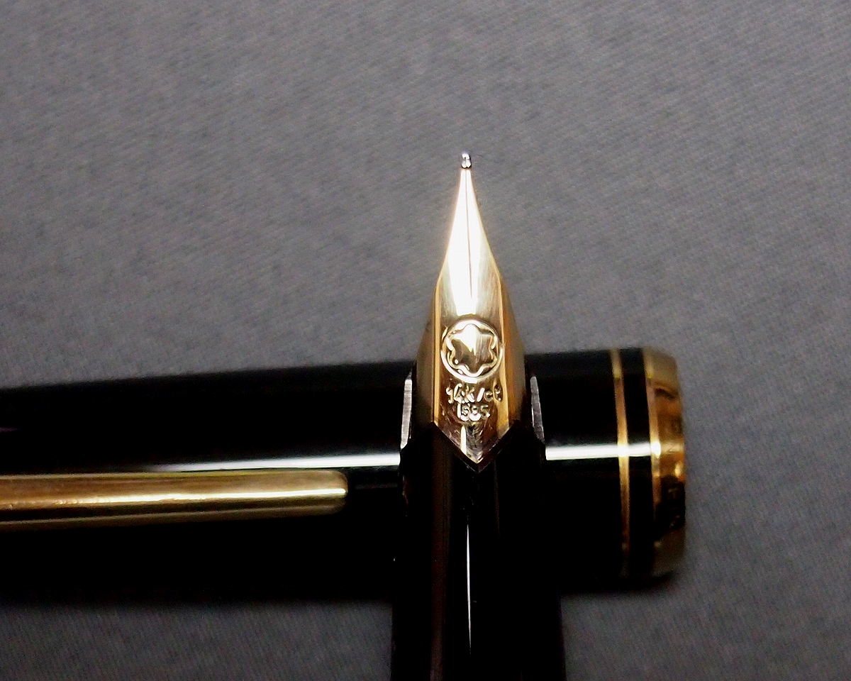 モンブラン 万年筆 14K 14金 Montblanc 程度良いです 未使用かも？