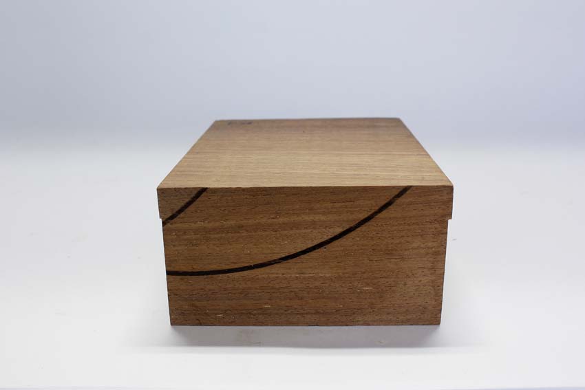 ◇唐木 素材 銘木 花梨材（乾燥材）花台 壺台 DIY かりんブロック・K36_1