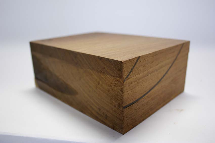 ◇唐木 素材 銘木 花梨材（乾燥材）花台 壺台 DIY かりんブロック・K36_7