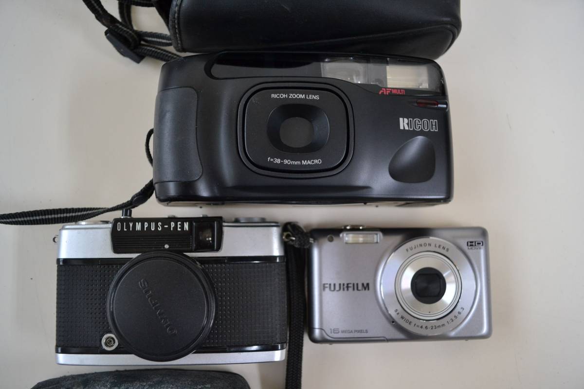 D27)カメラ　いろいろ　大量に　ニコマットFT・中判フジカGW690・キャノンEOSKiss・リコーXR500　など7台他