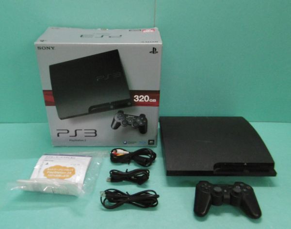 h510 PS3 CECH-3000B ブラック 320GB 動作確認済 中古品 0 PlayStation