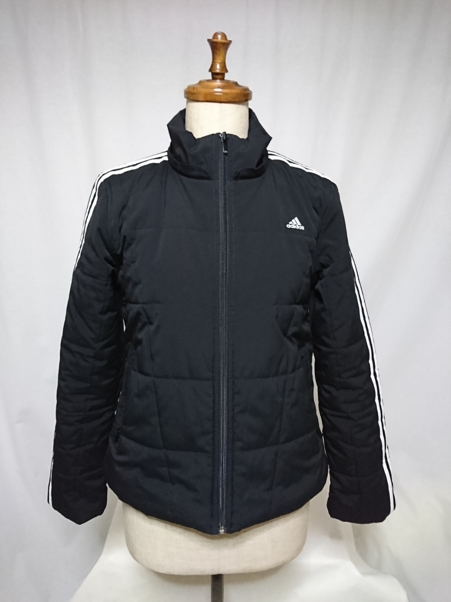 Adidas アディダス ダウン ジャケット 3本ライン レディース サイズm ブラック ジャンパー ブルゾン 売買されたオークション情報 Yahooの商品情報をアーカイブ公開 オークファン Aucfan Com