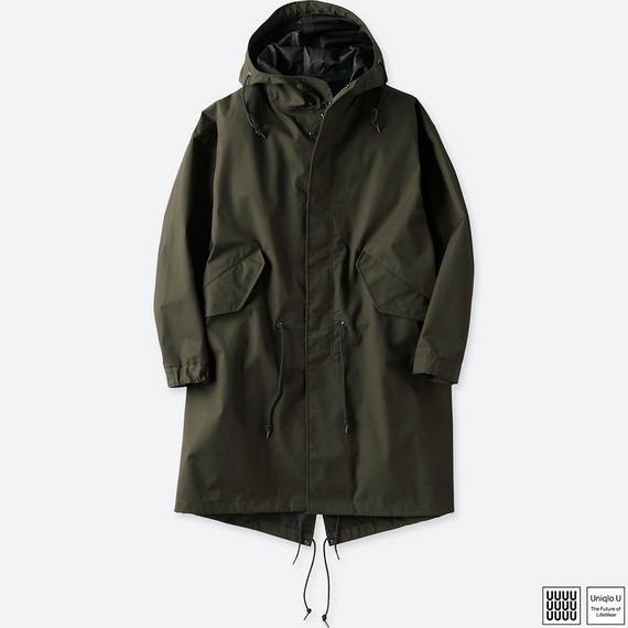 ユニクロ公式 ブロックテックモッズコート(メンズ) UNIQLO（モッズ 
