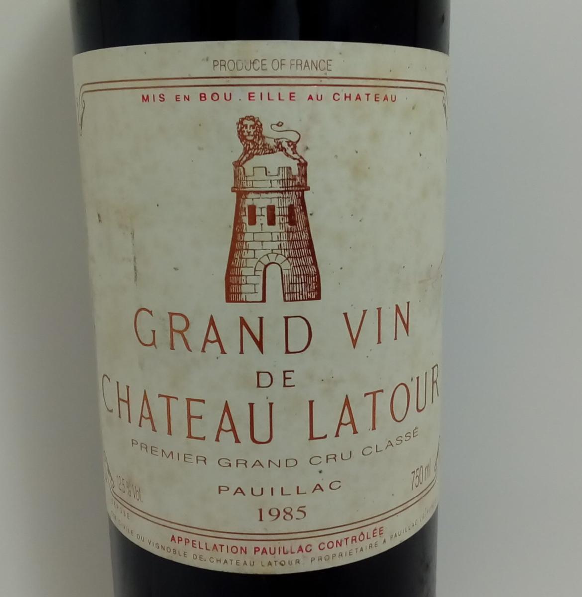 ☆古酒☆Chateau Latour シャトー・ラトゥール 1985年未開栓 A87018