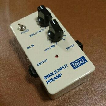 TRIAL SINGLE INPUT PREAMP アコースティック用プリアンプ☆中古