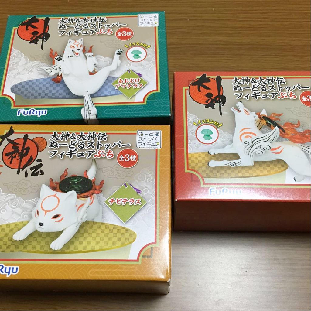 大神 大神伝ぬーどるストッパーフィギュアぷち セット