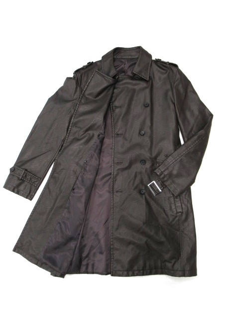 74274☆1円 未使用 MEN'S TENORAS/メンズティノラス フェイクレザー