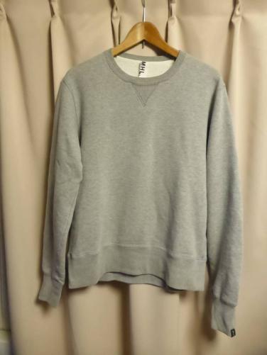 MHL×LOOPWHEELER クルーネックスウェットシャツ L ループウィラー