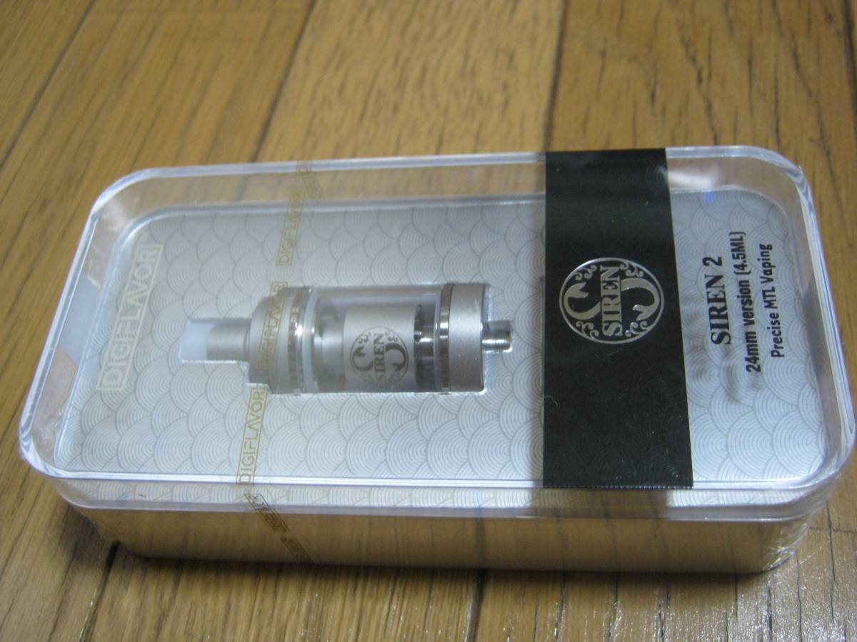 Digiflavor Siren V2 MTL GTA 4.5ml シルバー VAPE アトマイザー