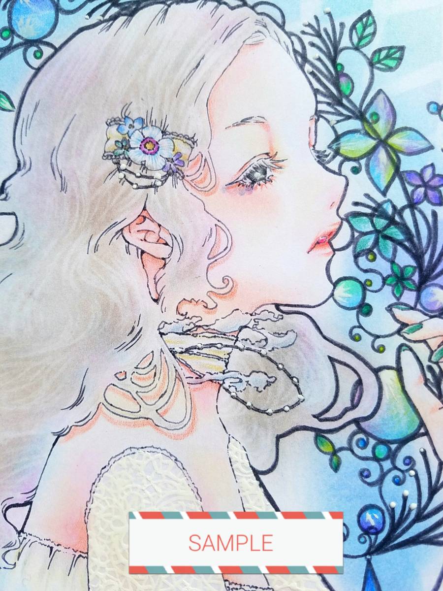 手描き イラスト 一点物 横顔 ステンドグラス 手描きイラスト 売買されたオークション情報 Yahooの商品情報をアーカイブ公開 オークファン Aucfan Com