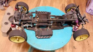 ジャンク　部品取りに　タミヤ1/10EPカー　オプションたくさん使用　格安売り切り　NO1