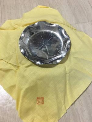 煎茶道具『蔵苑』三足 瓶座 急須盆 重さ・約100g