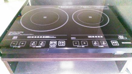  アイリスオーヤマ IHクッキングヒーター EIH470 2口コンロ スタンド付き(IH)｜売買されたオークション情報、yahooの商品情報をアーカイブ公開 - オークファン IH