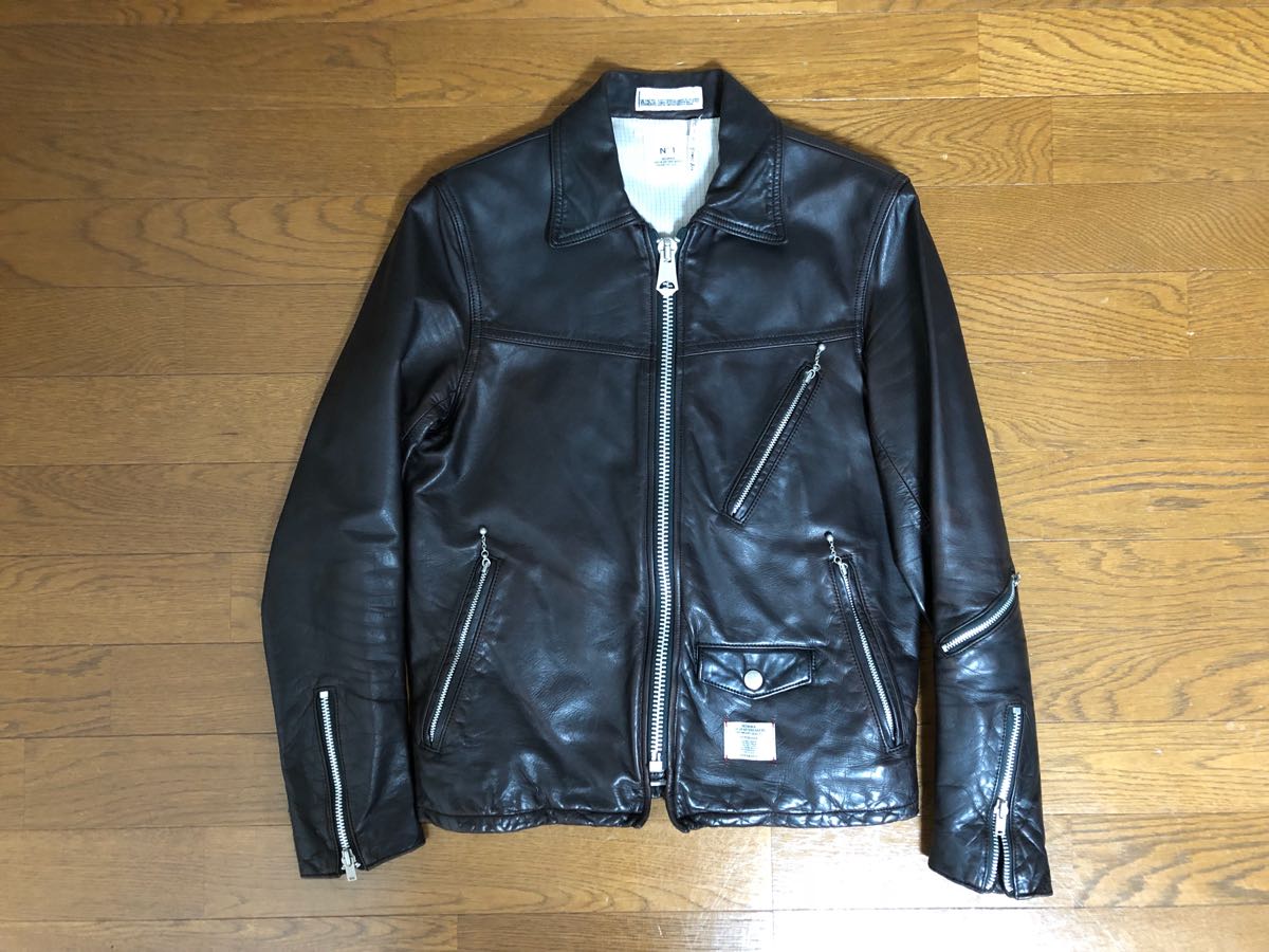 BEDWIN 12SS SINGLE RIDERS JKT“ BUSHER” BLK サイズ1 ベドウィン 