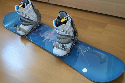 即決】BURTONスノーボード3点セット（ホットワックス済み）