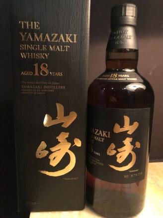 山崎 サントリー 18年 700ml 入手困難山崎18年旧箱Single Malt