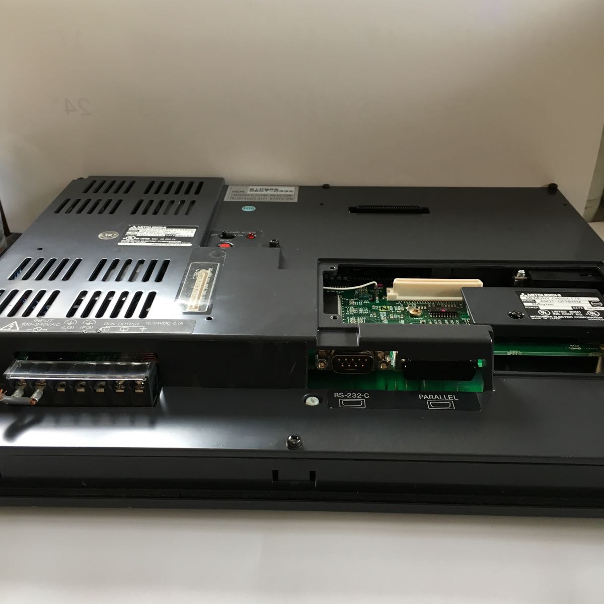 A985GOT-TBA-V MITSUBISHI GRAPHIC OPERATION TERMINAL TOUCH SCREEN