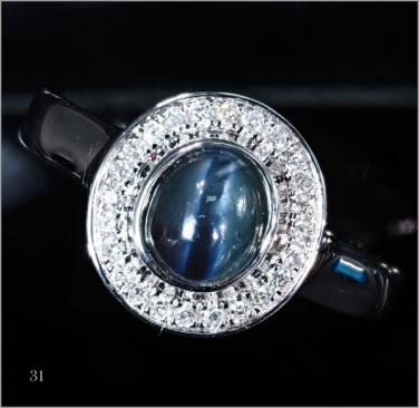 アレキサンドライト プラチナ ダイヤモンド リング 2.07ct 0.3ct 0.4ct 