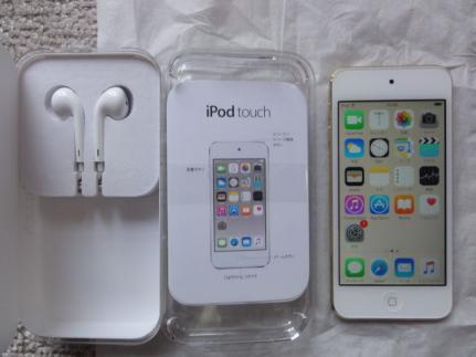 iPod touch 第6世代 16GB MKH02J/A ゴールド 新品同様 使用数時間