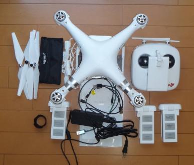 ジャンク】DJI Phantom 3 Standard バッテリー6本付き他付属品多数