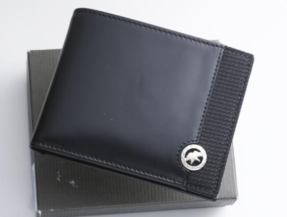 【人気セール，2025】 H1449M 本物 ITALY製 ハンティングワールド 本革 黒 二つ折 財布(男性用財布)｜売買されたオークション情報、yahooの商品情報をアーカイブ公開 - オークファン 服飾小物