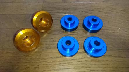 【お買い得，格安】 アルミ デフマウントカラー 前後セット ブッシュ リジット 日産用 S13 S14 S15シルビア 180SX ローレル スカイライン(日産用)｜売買されたオークション情報、yahooの商品情報をアーカイブ公開 - その他
