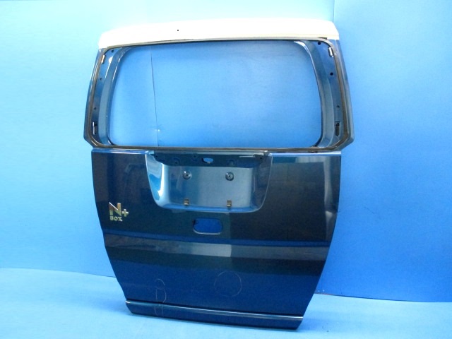 N BOX + エヌ ボックス プラス JF1 JF2 純正 リアゲート バックドア 青メタリック (m015096)