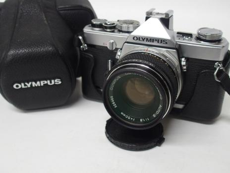 OLYMPUS オリンパス OM-1 一眼レフカメラ レンズ F.ZUIKO AUTO-S 1:1.8