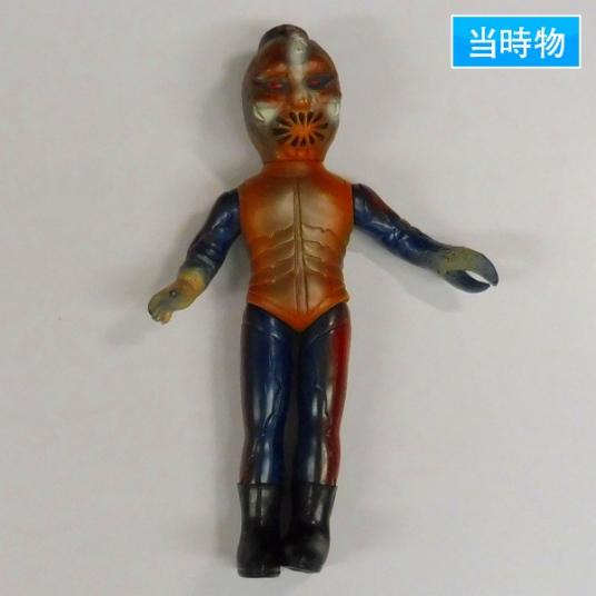 m N411a 当時物 ソフビ バンダイ 怪人 サソリ男 / 仮面ライダー さそり 