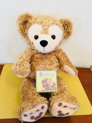 ダッフィー ダッフィー☆白タグ 初期 ぬいぐるみ 43cm S（旧M） 顔