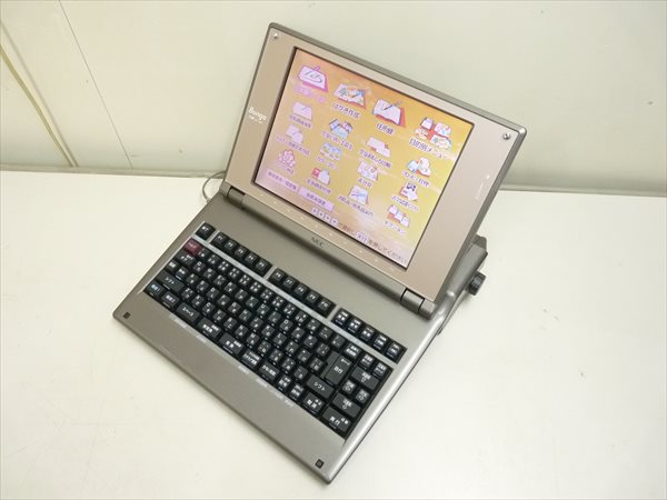 文豪 ワープロ NEC 中古NEC JX-730 JX-73090日保証フロッピー カラー