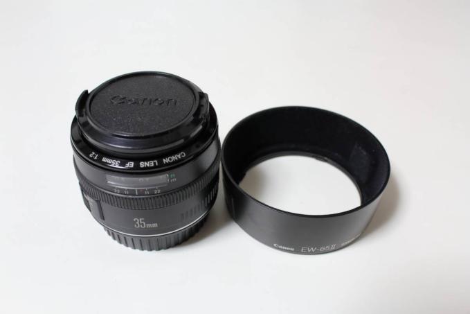 Canon 単焦点レンズ EF35mm F2 ＋ レンズフード EW-65 II 【公式通販】