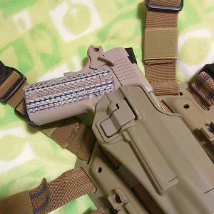 M45a1入ります ブラックホークタイプ M1911対応 Bhiタイプ Cqcレッグホルスター Tan 個人装備 売買されたオークション情報 Yahooの商品情報をアーカイブ公開 オークファン Aucfan Com