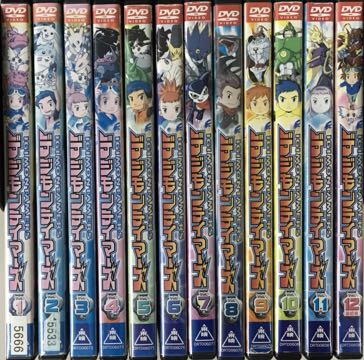 X-10 レンタルDVD デジモンテイマーズ 全12巻 ケース交換済み デジモン
