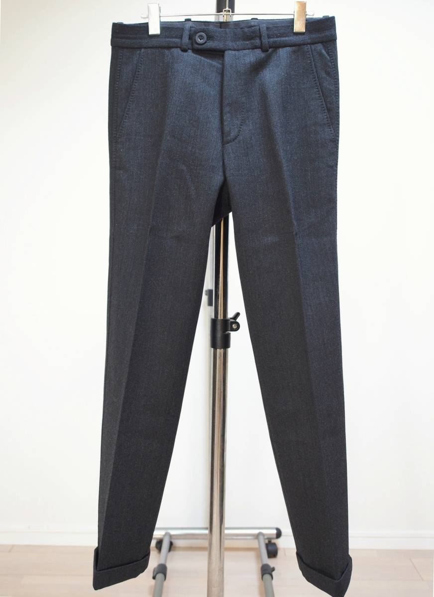LOUIS VUITTON ルイヴィトン 裾ダブル厚手ウールスラックス46灰 Italy製 LOUIS ルイヴィトン &frasl; セットアップ&frasl;スーツ&frasl;ジャケット 20aw&frasl;&frasl;スラックスパンツ&frasl;38&frasl;ウール グレー