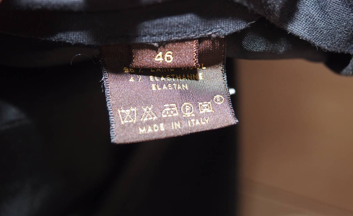 LOUIS VUITTON ルイヴィトン 裾ダブル厚手ウールスラックス46灰 Italy製 LOUIS ルイヴィトン &frasl; セットアップ&frasl;スーツ&frasl;ジャケット 20aw&frasl;&frasl;スラックスパンツ&frasl;38&frasl;ウール グレー