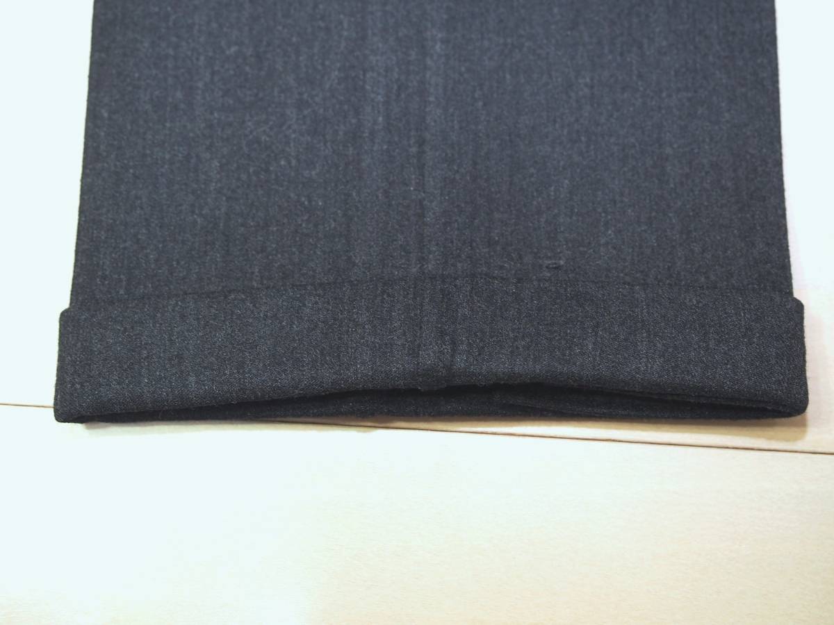 LOUIS VUITTON ルイヴィトン 裾ダブル厚手ウールスラックス46灰 Italy製 LOUIS ルイヴィトン &frasl; セットアップ&frasl;スーツ&frasl;ジャケット 20aw&frasl;&frasl;スラックスパンツ&frasl;38&frasl;ウール グレー