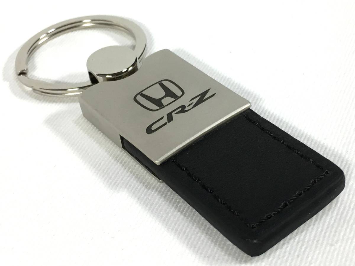 1個入荷 ホンダ 正規品 CR-Z キーホルダー キーリング CRZ エンブレム マーク ロゴ 公式品 レザー 革