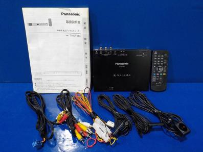 Panasonic パナソニック TU-DTV60 地デジチューナー フルセグ リモコン 取扱書付き 動作OK●18006453三K1811●