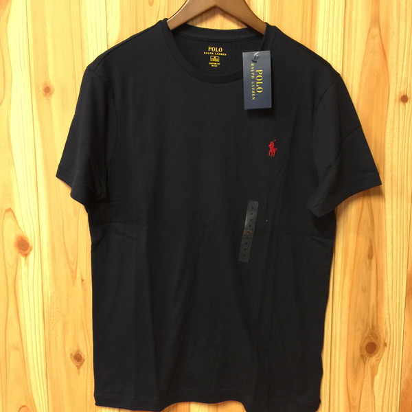 激安大特価，セール RALPH LAUREN men44RL-1 ラルフローレン 半袖シャツ Tシャツ スモールポニー ネイビー M トップス 丸首 クルーネック 綿(Mサイズ)｜売買されたオークション情報、yahooの商品情報をアーカイブ公開 - 男性用