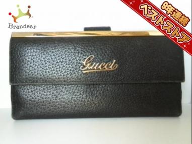 グッチ GUCCI 財布 長財布 レザー 黒 170370 - 【公式通販】