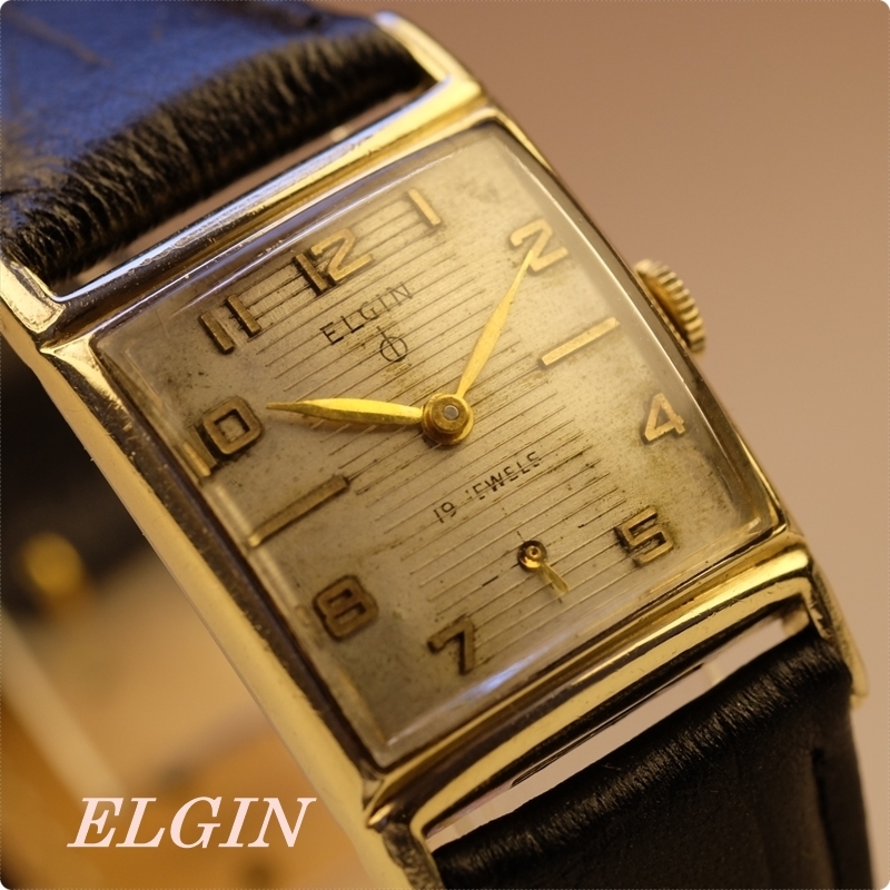 エルジン ELGIN アンティーク時計 手巻き Cal.732 スモセコ ファンシー