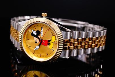 1円×2本aiko愛用【ほぼ入手不可能】Disney限定/MICKEYミッキーマウス別注コラボ時計/デイトジャストコンビ別注デイト絶版新品未使用_1