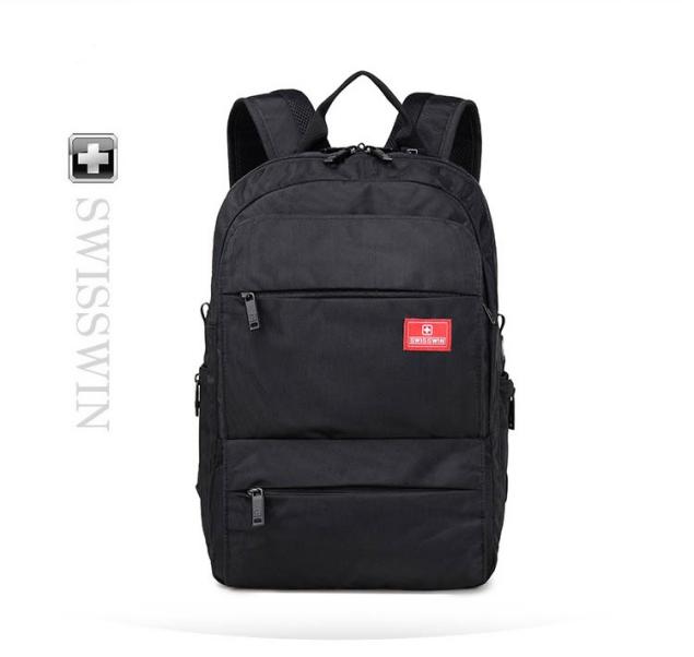 一円 ~ ★新品『 SWISSWIN 』 SWE6018 機能満載なリュックサック スクエア型 多機能 軽量 メンズ レディース 男女兼用 大人気