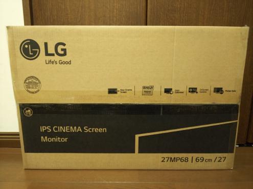 【LG 27MP68VQ-P】 27インチ FullHD 液晶モニター AH-IPS ノングレアディスプレイパネル D-Sub，DVI，HDMI AMD Freesync対応 75Hz