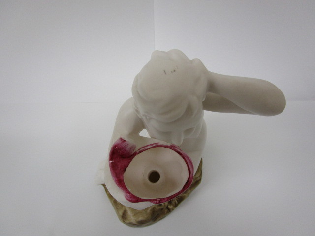 大幅値下げ！！珍品　瀬戸ノベルティ　裸婦　洗髪_9